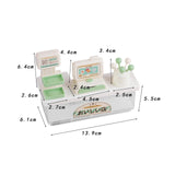 Maxbell Dollhouse Cash Register Toy Grocery Fun for 3 + Years Old Toddlers Baby Clear