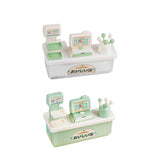 Maxbell Dollhouse Cash Register Toy Grocery Fun for 3 + Years Old Toddlers Baby Clear