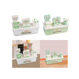 Maxbell Dollhouse Cash Register Toy Grocery Fun for 3 + Years Old Toddlers Baby Clear