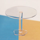 Maxbell Miniature Dollhouse Round Table End Table Cupboard 1 12 Furniture Side Table
