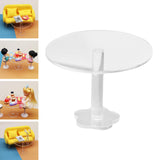 Maxbell Miniature Dollhouse Round Table End Table Cupboard 1 12 Furniture Side Table