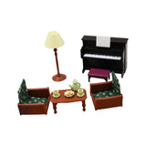 Maxbell 1:12 Scale Dollhouse Piano Sofa Table Lamp Handcraft for Children Boys Girls