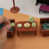 Maxbell 1:12 Scale Dollhouse Piano Sofa Table Lamp Handcraft for Children Boys Girls