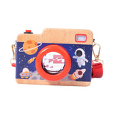 Maxbell Kids Camera Wood Toy Unique Pretend Play Toy for Child Intelligent Toys Gift