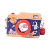 Maxbell Kids Camera Wood Toy Unique Pretend Play Toy for Child Intelligent Toys Gift