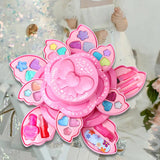 Maxbell Children Makeup Playing Set Portable Valentines Day Gifts for Kids for Girls