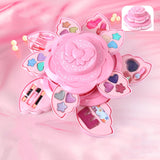 Maxbell Children Makeup Playing Set Portable Valentines Day Gifts for Kids for Girls