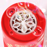 Maxbell Automatic Bubble Maker Toy with Flash Light Sounds for Indoor Outdoor Gifts