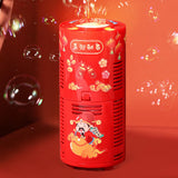 Maxbell Automatic Bubble Maker Toy with Flash Light Sounds for Indoor Outdoor Gifts