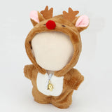 Maxbell Doll Clothing with Zipper Lovely Doll Plush Clothes for Ob11 Cosplay Costume