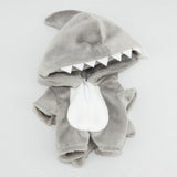 Maxbell Plush Doll Clothes Outfits for 3.94inch-4.72inch Doll Accessories Play House gray