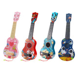 Maxbell Kids Toy Ukulele Musical with Picks for Boy Girls Preschool Ukulele Beginner Pink