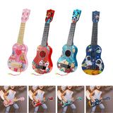 Maxbell Kids Toy Ukulele Musical with Picks for Boy Girls Preschool Ukulele Beginner Pink