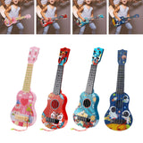 Maxbell Kids Toy Ukulele Musical with Picks for Boy Girls Preschool Ukulele Beginner Pink