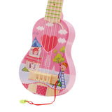 Maxbell Kids Toy Ukulele Musical with Picks for Boy Girls Preschool Ukulele Beginner Pink