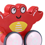 Maxbell Pull Along Toy Pull Along Walking Toy for Boys Girls Children 1 2 3 Year Old Crabs