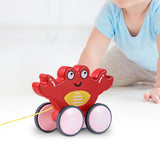 Maxbell Pull Along Toy Pull Along Walking Toy for Boys Girls Children 1 2 3 Year Old Crabs