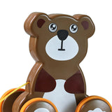 Maxbell Pull Along Toy Pull Along Walking Toy for Boys Girls Children 1 2 3 Year Old Bear