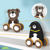 Maxbell Pull Along Toy Pull Along Walking Toy for Boys Girls Children 1 2 3 Year Old Bear