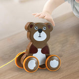 Maxbell Pull Along Toy Pull Along Walking Toy for Boys Girls Children 1 2 3 Year Old Bear