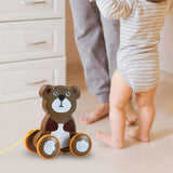 Maxbell Pull Along Toy Pull Along Walking Toy for Boys Girls Children 1 2 3 Year Old Bear