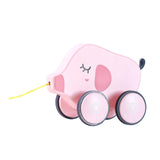 Maxbell Pull Along Toy Pull Along Walking Toy for Boys Girls Children 1 2 3 Year Old Pig