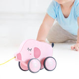 Maxbell Pull Along Toy Pull Along Walking Toy for Boys Girls Children 1 2 3 Year Old Pig