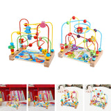Maxbell Wooden Bead Maze Toys Grasping Ability Developmental for Baby New Year Gift
