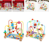Maxbell Wooden Bead Maze Toys Grasping Ability Developmental for Baby New Year Gift