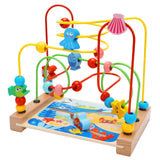 Maxbell Wooden Bead Maze Toys Grasping Ability Developmental for Baby New Year Gift