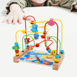 Maxbell Wooden Bead Maze Toys Grasping Ability Developmental for Baby New Year Gift