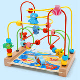 Maxbell Wooden Bead Maze Toys Grasping Ability Developmental for Baby New Year Gift