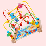 Maxbell Wooden Bead Maze Toys Grasping Ability Developmental for Baby New Year Gift