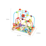 Maxbell Wooden Bead Maze Toys Grasping Ability Developmental for Baby New Year Gift