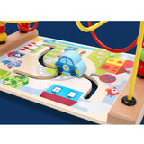 Maxbell Wooden Bead Maze Toys Grasping Ability Developmental for Baby New Year Gift