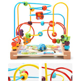 Maxbell Wooden Bead Maze Toys Grasping Ability Developmental for Baby New Year Gift