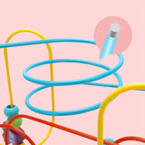 Maxbell Wooden Bead Maze Toys Grasping Ability Developmental for Baby New Year Gift