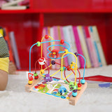 Maxbell Wooden Bead Maze Toys Grasping Ability Developmental for Baby New Year Gift