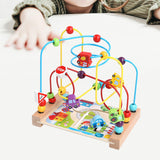 Maxbell Wooden Bead Maze Toys Grasping Ability Developmental for Baby New Year Gift