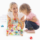 Maxbell Wooden Bead Maze Toys Grasping Ability Developmental for Baby New Year Gift