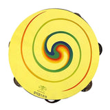 Maxbell Tambourine 7.87'' Rhythm Hand Held Drum Bell for Music Classroom KTV Concert