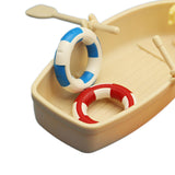 Maxbell 6xMiniature Fishing Boat Model Mini Boats Model for Photo Props Micro Landscape