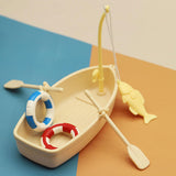 Maxbell Miniature Fishing Boat Model Mini Boats Model for Photo Props Micro Landscape