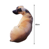 Maxbell 3D Simulation Dog Plush Pillow Stuffed Animals Plush Toy for Office Car Sofa