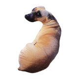 Maxbell 3D Simulation Dog Plush Pillow Stuffed Animals Plush Toy for Office Car Sofa
