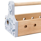 Maxbell Tool Box Toys Wooden Construction Toy for Matching Patterning Birthday Gifts