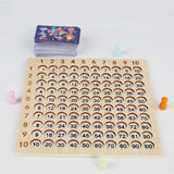 Maxbell Math Board Game Math Manipulatives for Boy and Girls Children Birthday Gifts