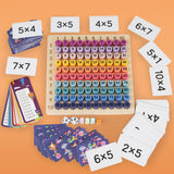 Maxbell Math Board Game Math Manipulatives for Boy and Girls Children Birthday Gifts