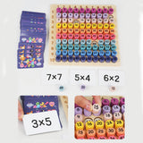 Maxbell Math Board Game Math Manipulatives for Boy and Girls Children Birthday Gifts