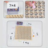 Maxbell Math Board Game Math Manipulatives for Boy and Girls Children Birthday Gifts